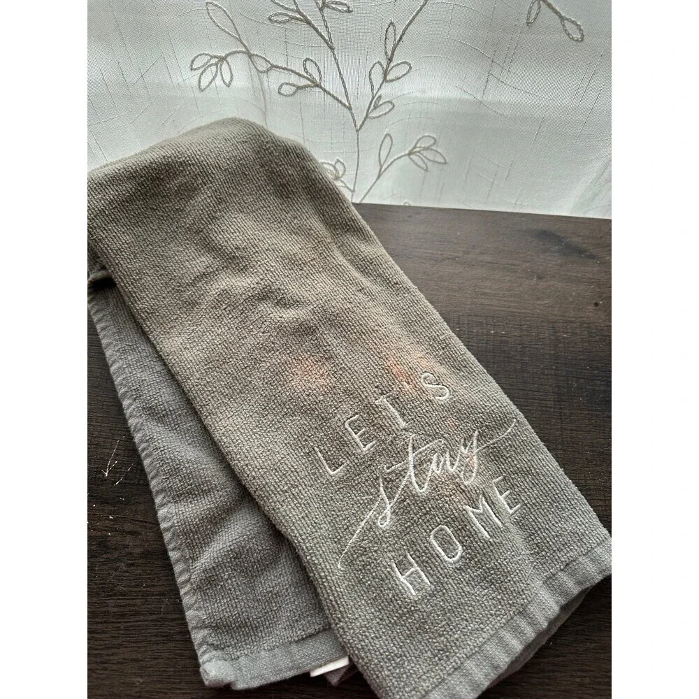Let’s Stay Home Kitchen towel